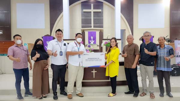 Di Gereja GMIM Yohanes Teling, BRI Salurkan CSR Pengadaan Sound&nbsp;System