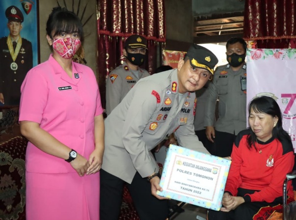 Dalam Rangka Hari Bhayangkara Polres Tomohon Sasar Purnawirawan dan Pensiunan ASN&nbsp;Polri