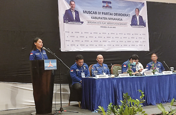 Deily Watulingas Nahkodai Partai Demokrat&nbsp;Minahasa