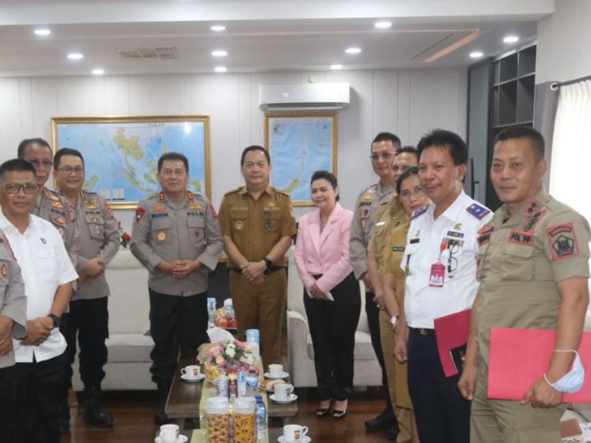 Matangkan Persiapan TIFF Wali Kota Tomohon Minta Dukungan Polda&nbsp;Sulut