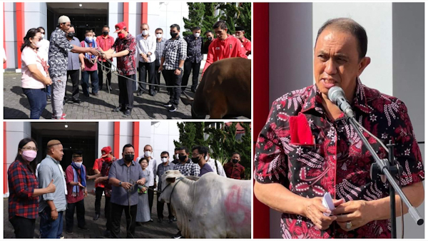 ROR RD Serahkan Hewan Kurban Kepada 30 Mesjid di&nbsp;Minahasa