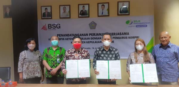 3.500 Anggota Korpri di Sangihe, Dapat Perlindungan dari&nbsp;BPJamsostek