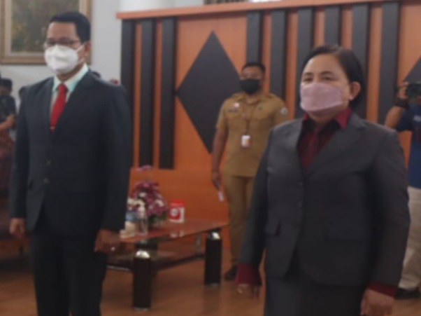 Wali Kota Tomohon Lantik Pejabat Struktural Lingkup Pemkot&nbsp;Tomohon