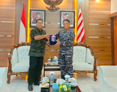 Ke Mako Lantamal VIII, GM PLN Ari Dartomo Ajak Sinergikan Program&nbsp;Kerja