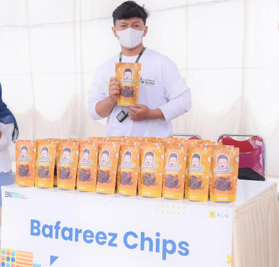 Keripik Pisang Binaan Rumah BUMN PLN Aceh Terbang Ke Luar&nbsp;Negeri