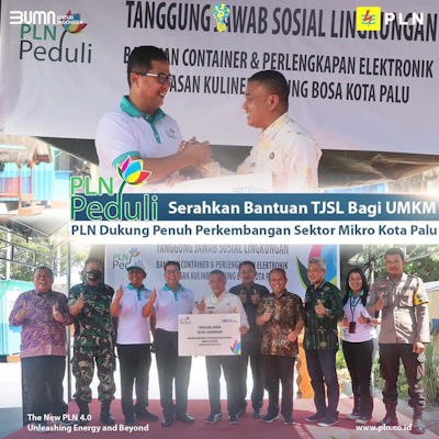 Serahkan Bantuan TJSL Bagi UMKM, PLN Dukung Penuh Perkembangan Sektor Mikro Kota&nbsp;Palu