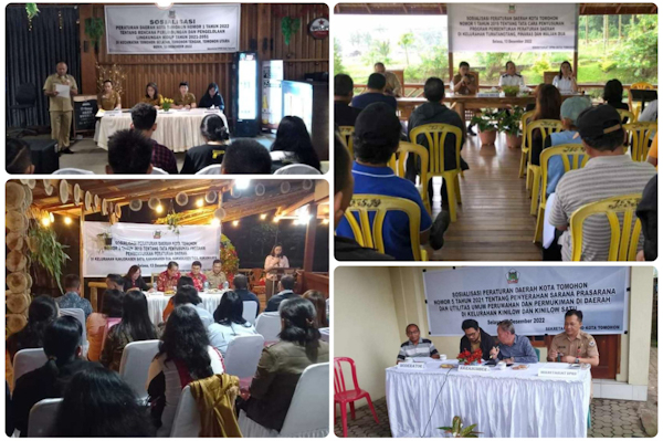 Pimpinan dan Anggota DPRD Tomohon Gencar Sosialisasi Peraturan Daerah ke&nbsp;Masyarakat