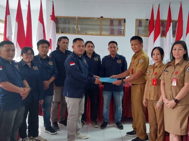 Sebelum Melangkah PWI Tomohon Laporkan Kepengurusan Baru ke Badan&nbsp;Kesbangpol