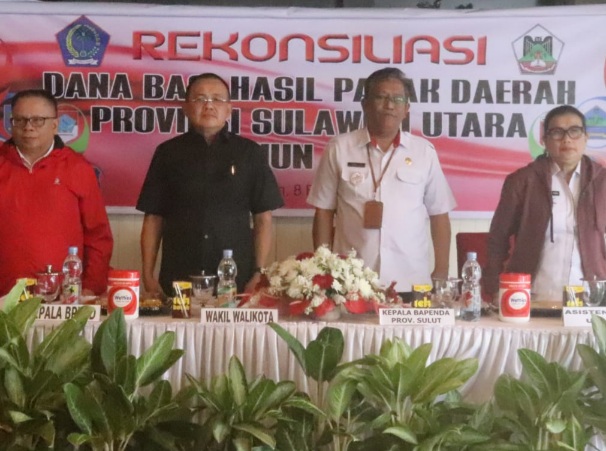 Wakil Walikota WL Buka Rakorev dan Rekonsiliasi Dana Bagi Hasil Pajak&nbsp;Sulut