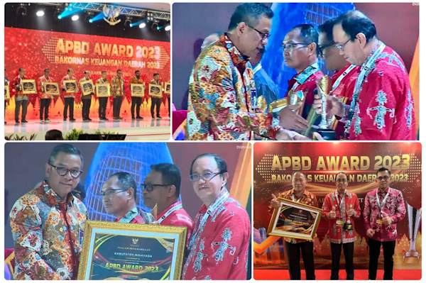Diterima Bupati ROR, Pemkab Minahasa Raih Penghargaan APBD Award&nbsp;2023