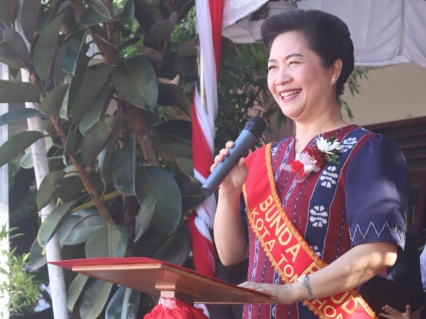 Ekspresi Kreativitas dan Jati Diri Anak Ditampilkan Dalam Pawai Bocah Hardiknas Kota Tomohon&nbsp;2023