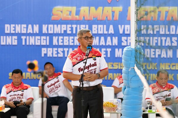 Jelang Hari Bhayangkara Ke – 77 Polda Sulut Gelar Kejuaraan Volley Ball Kapolda Cup&nbsp;2023