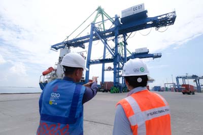 Potret Terminal Petikemas New Makassar, Green Port Berbasis Listrik PLN Yang Hemat Biaya&nbsp;Operasional