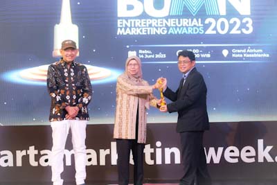 PLN Jadi Best of The Best Company Dalam Ajang BUMN Entrepreneurial Marketing Awards&nbsp;2023