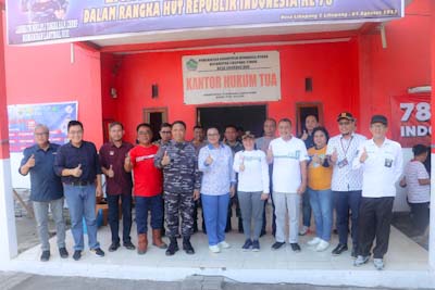 Sinergi Lantamal VIII Manado Bersama PLN Suluttenggo, Dalam Bakti Sosial Sambut Bulan&nbsp;Kemerdekaan