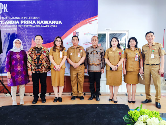 Produsen Alkes Pertama di Sulut Resmi Dibuka, Dirut PT APK : Langkah Awal Pembangunan&nbsp;Industri