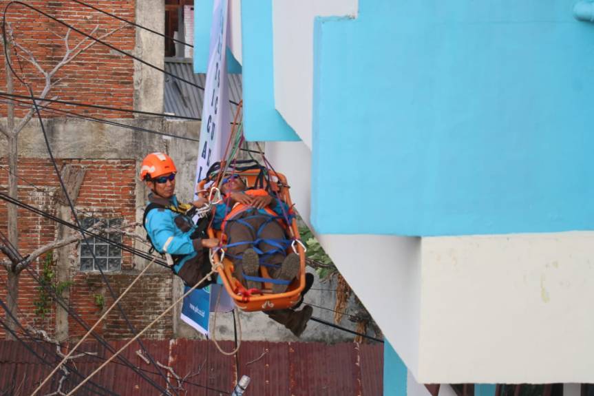 PLN UP3 Manado Gandeng Basarnas Lakukan Simulasi Keadaan&nbsp;Darurat