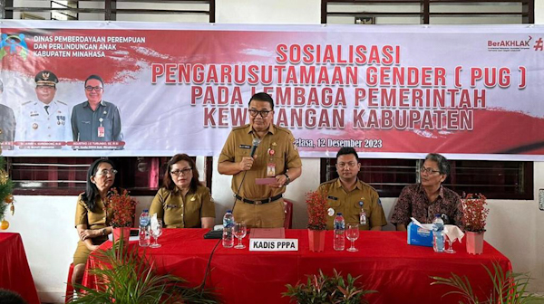 Wakili Bupati Kumendong, Tumundo Buka Sosialisasi Pengarusutamaan&nbsp;Gender