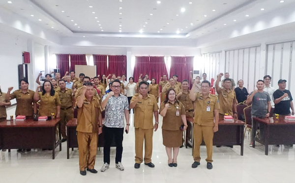Menuju Kabupaten Cerdas Diskominfo Minahasa Gelar Sosialisasi Pengembangan dan Pengendalian&nbsp;Ekosistim