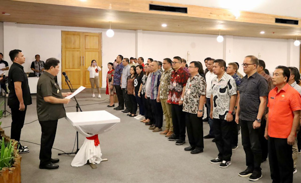 Bupati Kumendong Kumendong Kukuhkan Gugus Tugas Tindak Pidana Perdagangan&nbsp;Orang