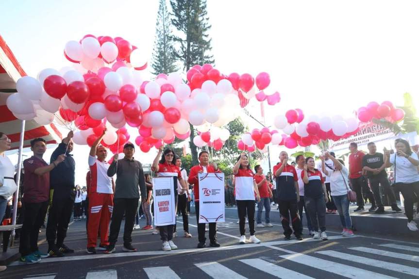 Bupati Kumendong Buka Rangkaian Kegiatan Peringatan HUT Kemerdekaan RI&nbsp;ke-79