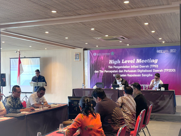 BI Sulut Gelar HLM TPID dan TP2DD di Kabupaten Kepulauan&nbsp;Sangihe