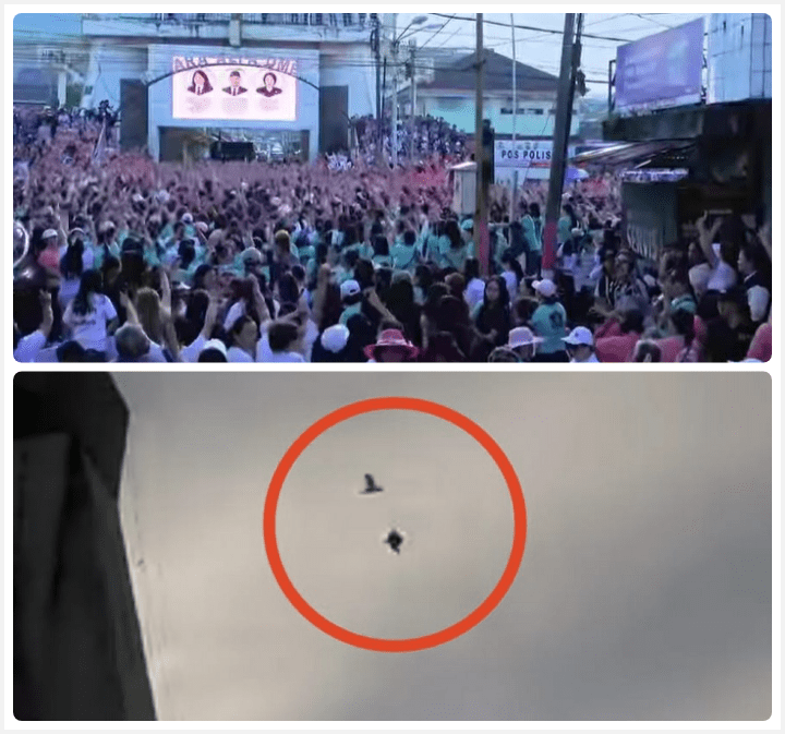 Penampakan 2 Burung Merpati di Atas Puluan Ribu Peserta Jalan Sehat Pertanda WLMM di&nbsp;Berkati