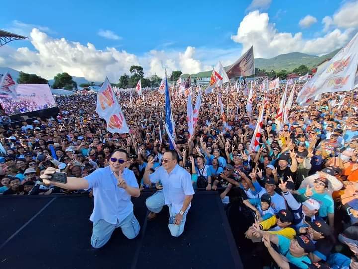Bak Lautan Manusia, Puluhan Ribu Massa Pendukung WLMM Hadiri Kampanye&nbsp;Akbar