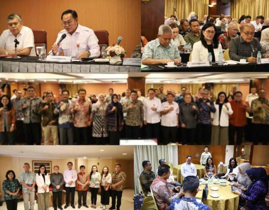 Bupati Noudy Tendean Bersama Sekda Watania Hadiri Rapat Koordinasi Lintas Sektor Bahas&nbsp;RTRW