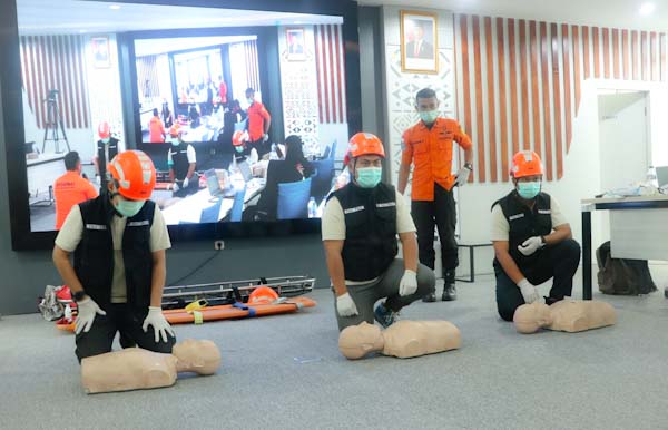 PLN UID Suluttenggo Bentuk Tim Taruna Reaksi Cepat, Bersama Badan Geologi, BPBD dan Basarnas Gelar Pelatihan&nbsp;Terpadu