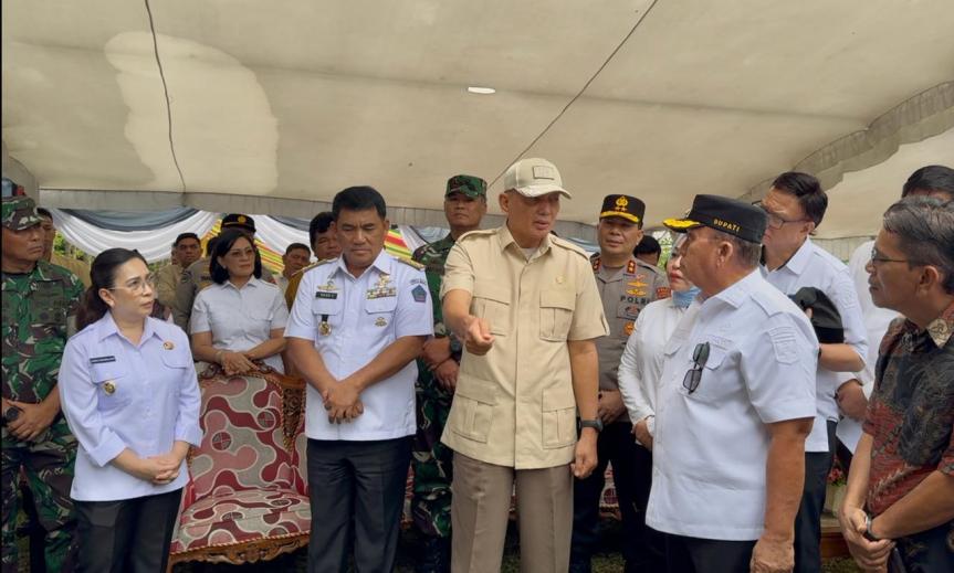 RD-Vasung Dampingi Menteri Pertahanan RI Tinjau Pembangunan SMA Garuda Nusantara di Langowan Minahasa&nbsp;Sulut