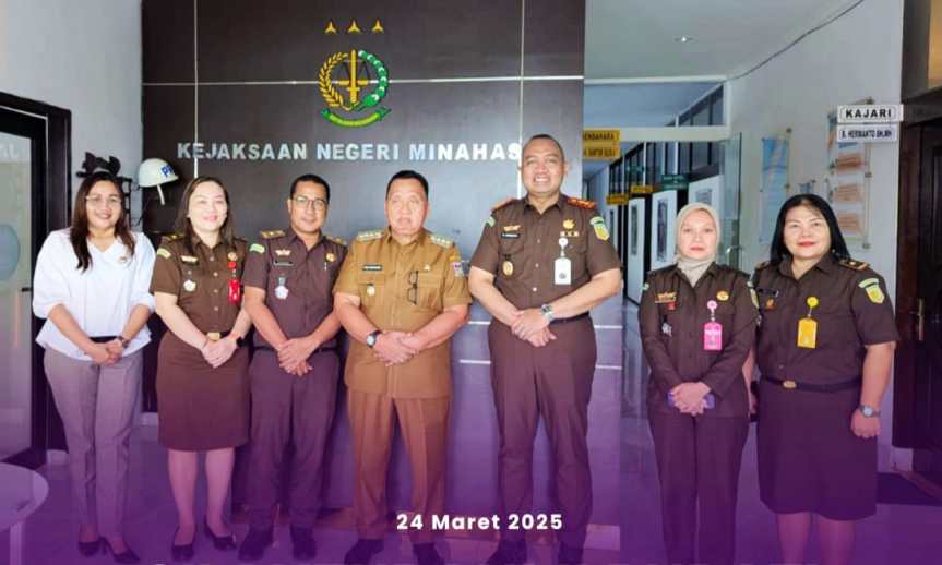 Bupati Minahasa Robby Dondokambey Lakukan Kunjungan dan Silaturahmi di Kejaksaan Negeri&nbsp;Minahasa