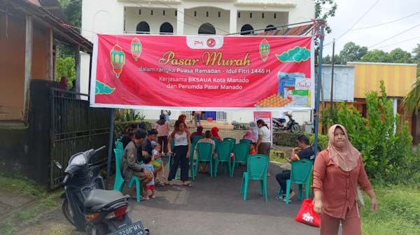 Pemkot Manado Gelar Pasar Murah di Masjid Al-Muhajirin Malalayang&nbsp;Dua