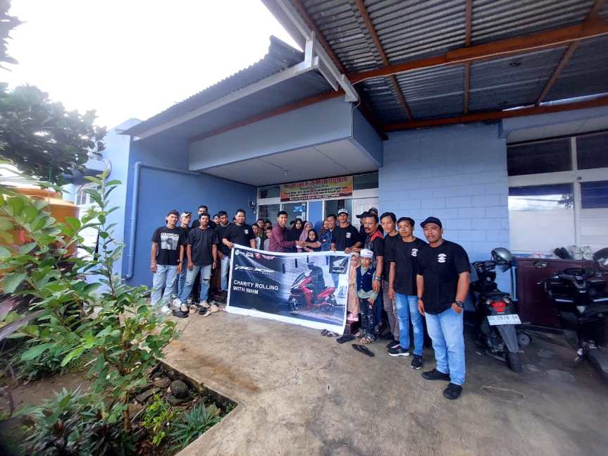 DAW Gelar Charity Ride Bersama Komunitas Honda IMHM di&nbsp;Ternate