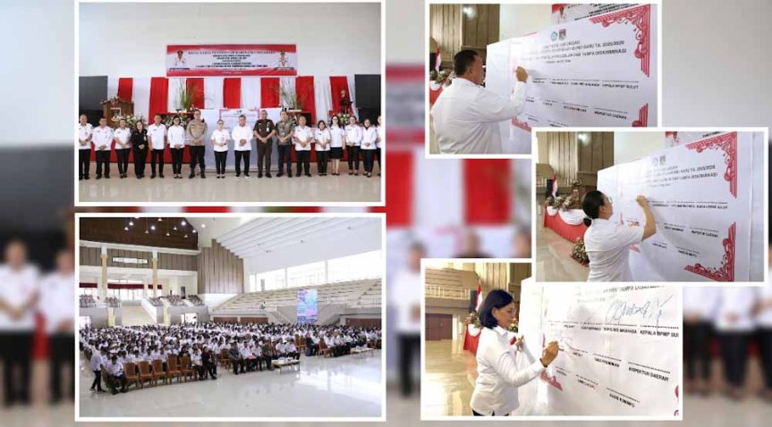 Video: Pemkab dan Forkopimda Minahasa Teken komitmen penyelenggaraan SPMB tahun 2025, Bersih dan&nbsp;Transparan