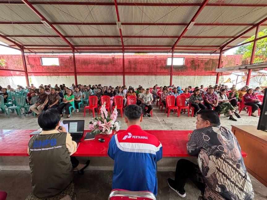 Pertamina dan BPBD Bitung Gelar Sosialisasi Pengurangan Dampak Gas Rumah Kaca di Kecamatan&nbsp;Maesa