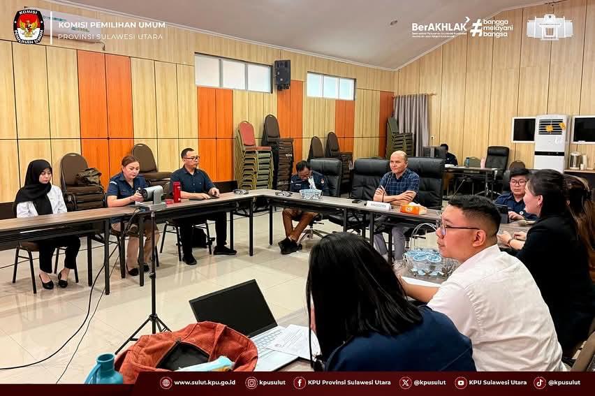 Penguatan Tupoksi Hukum dan Pengawasan, KPU Sulut Gelar Rakor Evaluasi Kinerja Triwulan II Tahun&nbsp;2025