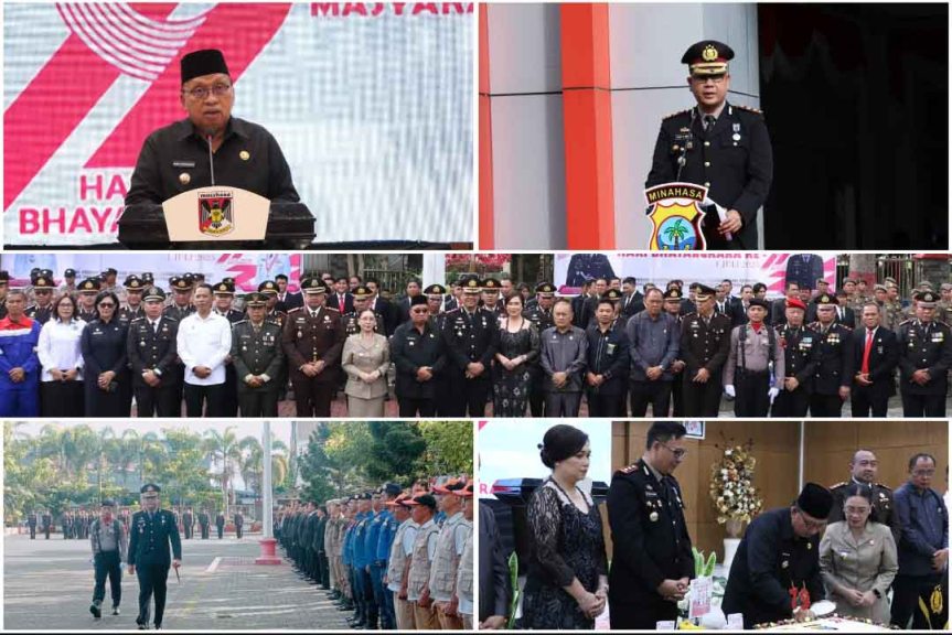 Puncak Peringatan HUT Bhayangkara ke-79 Tahun di Minahasa “Polri Untuk Masyarakat”