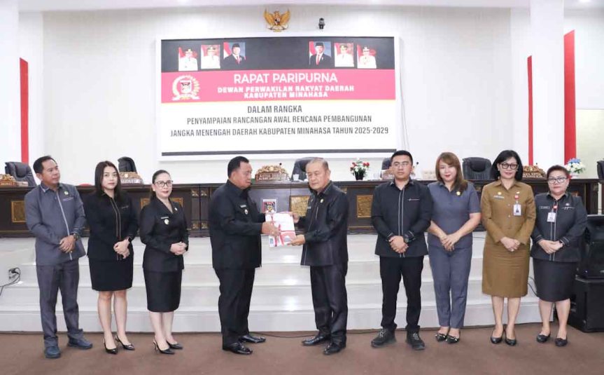 Eksekutif dan Legislatif Minahasa Siap Bahas Rancangan Awal RPJMD Minahasa&nbsp;2025-2029