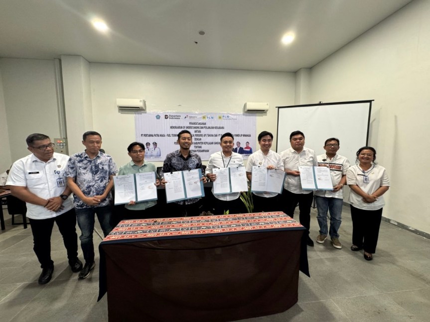 PLN UP3 Tahuna dan Pemerintah Sangihe Resmi Bersinergi Dalam Pengelolaan&nbsp;Sampah