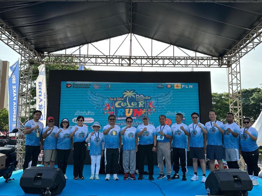 1.300 Peserta Meriahkan Go & Glow PLN Mobile Charity Color Run di Manado, Satukan Energi dan Aksi&nbsp;Sosial
