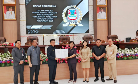 Sah!!! DPRD Manado Tetapkan APBD Perubahan Tahun&nbsp;2025