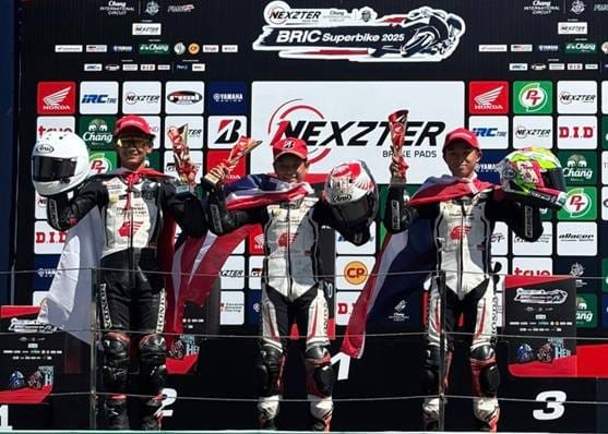 Kembali Melesat Kencang di Buriram, Pebalap Astra Honda Raih Posisi Tiga Besar Klasemen TTC&nbsp;2025