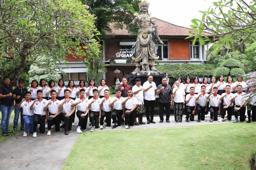 Paskibraka Minahasa Laksanakan Studi Kebangsaan di Gianyar Bali, Bentuk Apresiasi dari Bupati dan Wakil&nbsp;Bupati