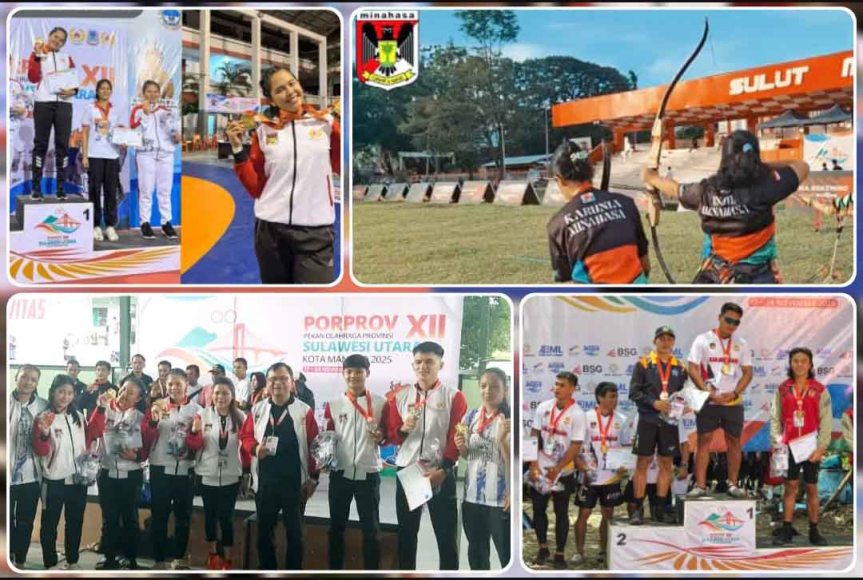 Minahasa Koleksi 55 Emas di Porprov XII Sulut, Panahan dan Pencak Silat Dominasi&nbsp;Emas