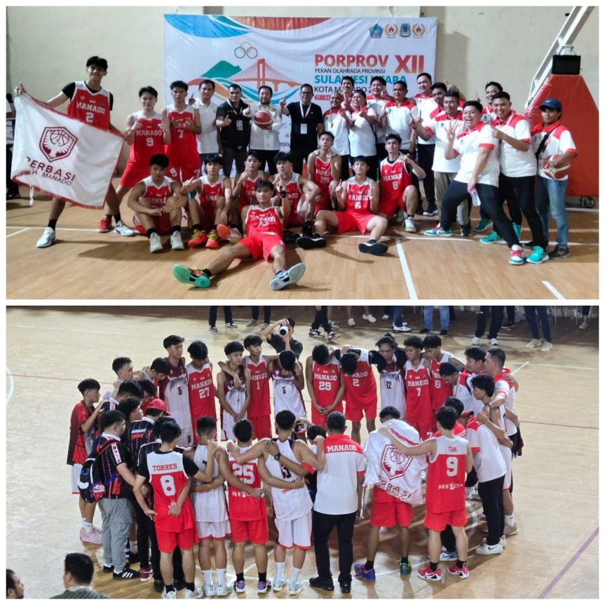 Tim Basket Putra Manado Sumbang Medali Emas di Porprov Sulut Setelah Kalahkan&nbsp;Minahasa