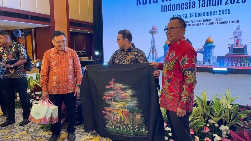 Manado Ditetapkan sebagai Kota Kreatif Indonesia Tahun 2025, Wawali RS Presentasekan Potensi Ekonomi&nbsp;Kreatif