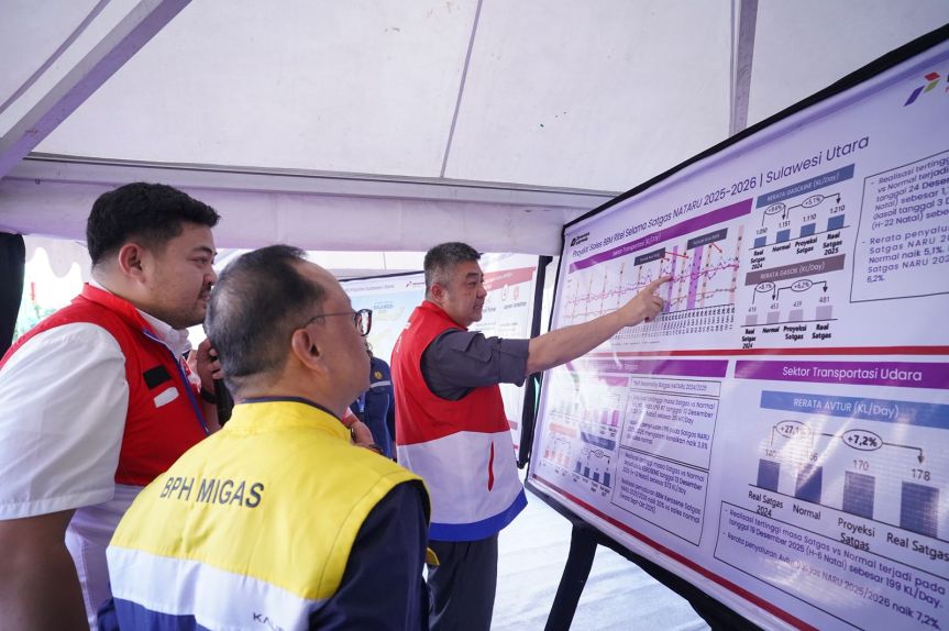 Wadirut Pertamina Patra Niaga Tinjau Kesiapan Energi di Sulawesi Utara Jelang Libur Natal dan Tahun&nbsp;Baru