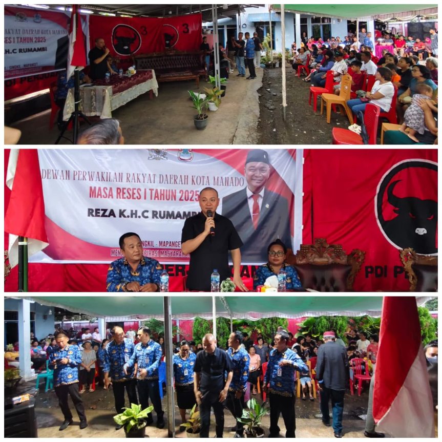 Anggota DPRD Manado Reza Rumambi Serap Aspirasi Warga Mapanget Barat di Masa Reses&nbsp;I