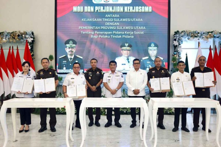 Bupati Robby Dondokambey apresiasi Gubernur dan Kajati Sulut atas MoU terkait penerapan pidana kerja sosial bagi pelaku tindak&nbsp;pidana